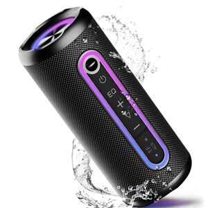 M10 Wireless Speaker - Black with LED Lights